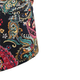 Riolio Men Suit Wedding Sleeveless Slim Fit Paisley Floral Dress Vests For Men Single Buttons Waistcoat