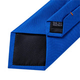 Riolio New Classic Solid Ties For Men 8cm Blue Pink Green Red 100% Silk Necktie Handkerchief Set Gift For Men Party Gravatas DiBanGu