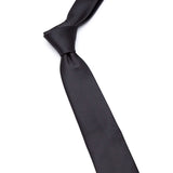 Riolio  New Mens Tie 8cm 7cm 6cm Classic Black Slim Ties for Men Accessories Neckties Wedding Party Formal Dress Casual Solid Gifts Tie