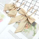 Riolio  13 Colors Girl Student Bowtie Set Women Lady Ribbon Bow Tie School Party Bowknot Pink Bule Black Classic Butterfly Accessories