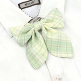 Riolio  Ladies Bowtie Cute College Style Striped Chic Handiness Simple Student Cosplay  JK Uniform Accessory Collar Butterfly Knot Gift
