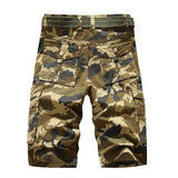 Riolio  Camouflage Cargo Shorts Men New Mens Casual Shorts Loose Cotton Work Short Pants Man Plus Size 29-40