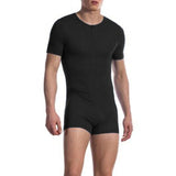 Riolio Men Pajamas Rompers Solid V Neck Zipper Fitness Short Sleeve Cozy Homewear Playsuits Leisure Men Jumpsuit Sleepwear INCERUN 7