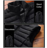 Riolio Vest Men Autumn Jackets Thick Vests Man Sleeveless Coats Male Warm Cotton-Padded Waistcoat Men Gilet Veste Hommes