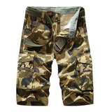 Riolio  Camouflage Cargo Shorts Men New Mens Casual Shorts Loose Cotton Work Short Pants Man Plus Size 29-40