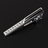 Riolio  New Fashion Tie Clip High Quality Jewelry Simple Enamel Mens Business Luxury Design Bar Pinch Clasp Tie Pin Gift