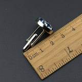 Riolio  Mens Round Braided Jewelry Fashion Shirt Cufflinks For Business Wedding Party Suit Stripe Dot Cuff Link Men Accessories Gift