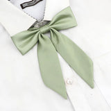 Riolio  13 Colors Girl Student Bowtie Set Women Lady Ribbon Bow Tie School Party Bowknot Pink Bule Black Classic Butterfly Accessories