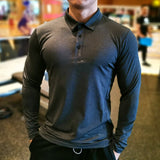 Quick Dry Running Shirt Men Bodybuilding Sport T-shirt Long Sleeve Compression Top Gym Fitness Tight Compresson Polo Jetseys