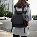 Riolio  Simple female fashion black trade messenger bag joker shoulder bag large capacity diagonal bag men. Fashion waterproof Bao