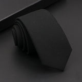 Riolio  Mens Classic Cotton Ties High Quality Handmade Skinny 6CM Neck Tie Plaid Solid Color Striped Narrow Business Shirt Accessories
