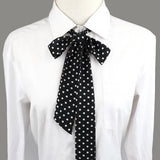 Riolio  13 Colors Girl Student Bowtie Set Women Lady Ribbon Bow Tie School Party Bowknot Pink Bule Black Classic Butterfly Accessories