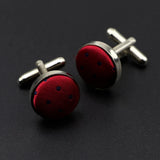 Riolio  Mens Round Braided Jewelry Fashion Shirt Cufflinks For Business Wedding Party Suit Stripe Dot Cuff Link Men Accessories Gift
