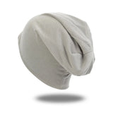 Riolio Solid Beanie Polyester Men/Women Unisex Beanies Caps Casual Beanie Hats For Women Skullies Beanies Thin Cap