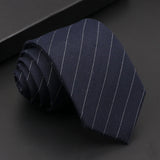 Riolio  Mens Classic Cotton Ties High Quality Handmade Skinny 6CM Neck Tie Plaid Solid Color Striped Narrow Business Shirt Accessories