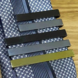 Riolio  Tie Clip Fashion Style Ties for Men Metal Tone Simple Bar Clasp Practical Necktie Accessories Clasp Tie Pin for Mens Collar Clip
