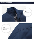 Riolio Spring Autumn Casual Solid Fashion Slim Bomber Jacket Men Overcoat New Arrival Baseball Jackets Men's Jacket M-6XL 8XL Top