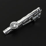 Riolio  New Fashion Tie Clip High Quality Jewelry Simple Enamel Mens Business Luxury Design Bar Pinch Clasp Tie Pin Gift