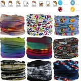 Riolio Camouflage Seamless Magic Bandana Buffs Neck Gaiter Paisley Headband Cycling Fishing Tube Face Shield Men Women Scarf