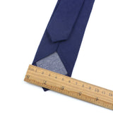Riolio  Winter Men's Designer Solid Color Linen Cotton Necktie Pocket Square Bowtie Set Skinny Red Brown Green Blue For Men Wedding Tie