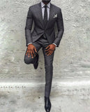 Riolio  Men Suits Regular Fit Tuxedo Jacket Coat Pants Groom Groomsman Wedding Formal Tailored