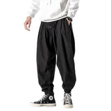 Riolio Men's Black Pants Hip Hop Streetwear Fashion Jogger Harem Trousers Man Casual Sweatpants Male Pants Big Size 5XL