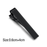Riolio  Tie Clip Fashion Style Ties for Men Metal Tone Simple Bar Clasp Practical Necktie Accessories Clasp Tie Pin for Mens Collar Clip