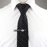 Riolio  New Fashion Tie Clip High Quality Jewelry Simple Enamel Mens Business Luxury Design Bar Pinch Clasp Tie Pin Gift