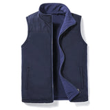 Riolio  Winter Men;s Vests Fashion Fleece Warm Waistcoats Casual Outwear Thermal Softshell Vests Man Sleeveless Jacket Clothing