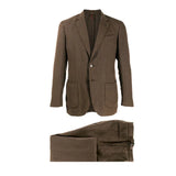 Riolio  Brown Men Suits Newest Tailor-Made 2 Pieces Wedding Groom Suits Costume Homme Design Handsome Formal Business Causal Prom