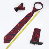 Riolio  School Uniform Bow Tie Set For Boys Girls Polyester Plaid Striped British Slim Necktie Bowtie Party Student Children Accessories
