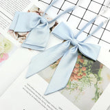 Riolio  13 Colors Girl Student Bowtie Set Women Lady Ribbon Bow Tie School Party Bowknot Pink Bule Black Classic Butterfly Accessories