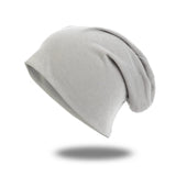 Riolio Solid Beanie Polyester Men/Women Unisex Beanies Caps Casual Beanie Hats For Women Skullies Beanies Thin Cap