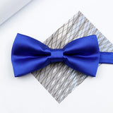 Riolio  Colorful Solid Color Parent-Child Bowtie Set Classic Polyester Butterfly Satin For Father Son Party Dinner Wedding Accessory