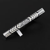 Riolio  New Fashion Tie Clip High Quality Jewelry Simple Enamel Mens Business Luxury Design Bar Pinch Clasp Tie Pin Gift