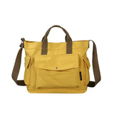 Riolio  Korea ins canvas shoulder bag new fashion crossbody bag leisure large-capacity portable schoolbag bag purses and handbags