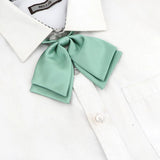 Riolio  13 Colors Girl Student Bowtie Set Women Lady Ribbon Bow Tie School Party Bowknot Pink Bule Black Classic Butterfly Accessories