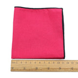 Riolio  Winter Men's Designer Solid Color Linen Cotton Necktie Pocket Square Bowtie Set Skinny Red Brown Green Blue For Men Wedding Tie