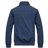 Riolio Spring Autumn Casual Solid Fashion Slim Bomber Jacket Men Overcoat New Arrival Baseball Jackets Men's Jacket M-6XL 8XL Top
