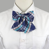 Riolio  School Uniform Bow Tie Set For Boys Girls Polyester Plaid Striped British Slim Necktie Bowtie Party Student Children Accessories