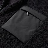 Riolio Unisex Lamb Wool Teddy Coat Men Women Cashmere Fleece Jacket Teen Couple Warm Clothing Boy Girls Varsity Techwear Spring