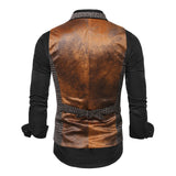 Riolio  Mens Suit Vest Fashion Slim Fit Thin Plaid Men Waistcoat Tops Business Vest Waistcoat Man England Style Male Casual Suits Vests
