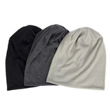 Riolio Solid Beanie Polyester Men/Women Unisex Beanies Caps Casual Beanie Hats For Women Skullies Beanies Thin Cap