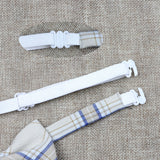 Riolio  Hot Women Girls Silk Cotton Bowties Fashion Cute College Style Striped Plaid Ladies School Girl Student Uniform Butterfly Knot