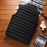 Riolio Vest Men Autumn Jackets Thick Vests Man Sleeveless Coats Male Warm Cotton-Padded Waistcoat Men Gilet Veste Hommes