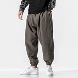 Riolio Men's Black Pants Hip Hop Streetwear Fashion Jogger Harem Trousers Man Casual Sweatpants Male Pants Big Size 5XL