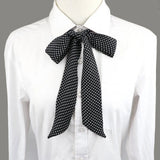Riolio  13 Colors Girl Student Bowtie Set Women Lady Ribbon Bow Tie School Party Bowknot Pink Bule Black Classic Butterfly Accessories