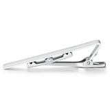 Riolio  Tie Clip Fashion Style Ties for Men Metal Tone Simple Bar Clasp Practical Necktie Accessories Clasp Tie Pin for Mens Collar Clip