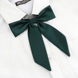 Riolio  13 Colors Girl Student Bowtie Set Women Lady Ribbon Bow Tie School Party Bowknot Pink Bule Black Classic Butterfly Accessories