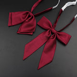 Riolio  13 Colors Girl Student Bowtie Set Women Lady Ribbon Bow Tie School Party Bowknot Pink Bule Black Classic Butterfly Accessories
